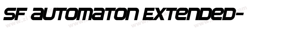 SF Automaton Extended字体转换